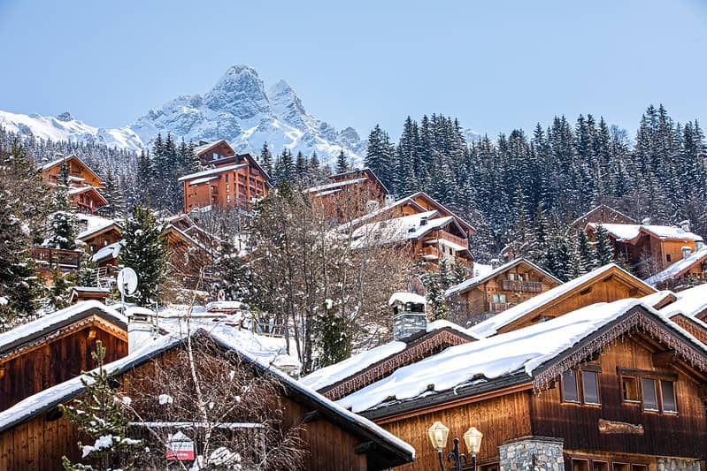 chalets meribel, architecture préservée